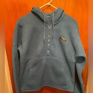 Thick cozy warm hooded katahdin fleece by LL bean